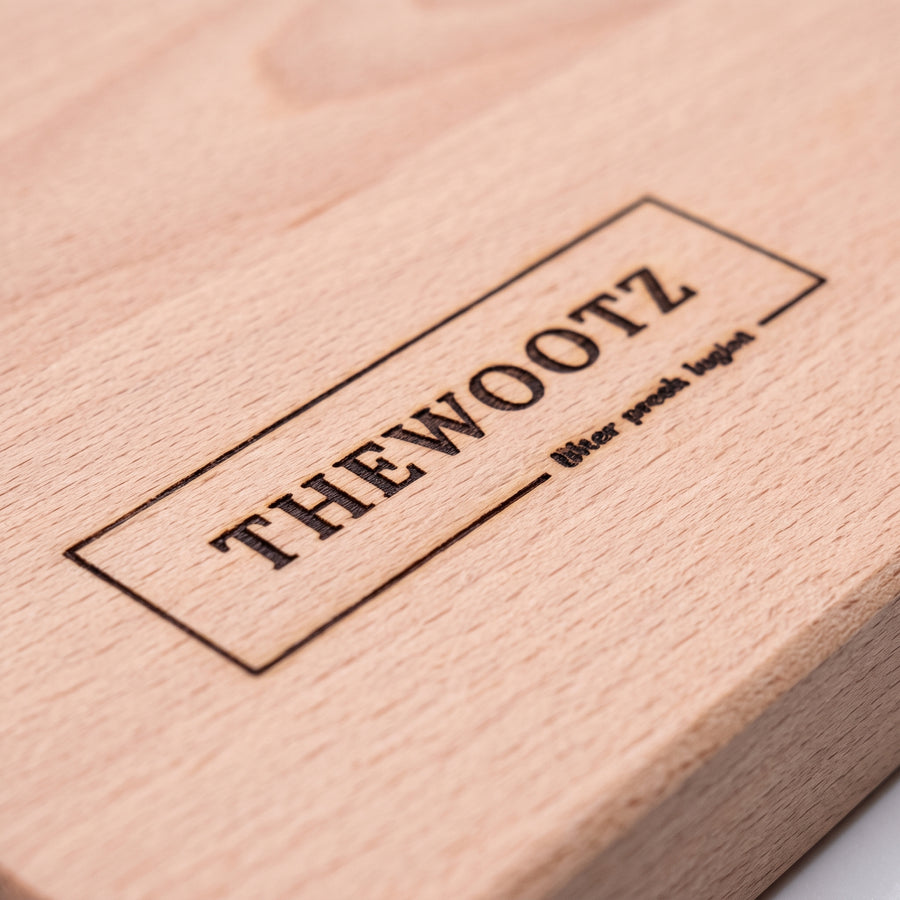 Wooden chopping board beech wood 45x36 cm - TheWootz