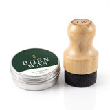 Blikje TheWootz bijenwas 50 g met olie-applicator van bamboe