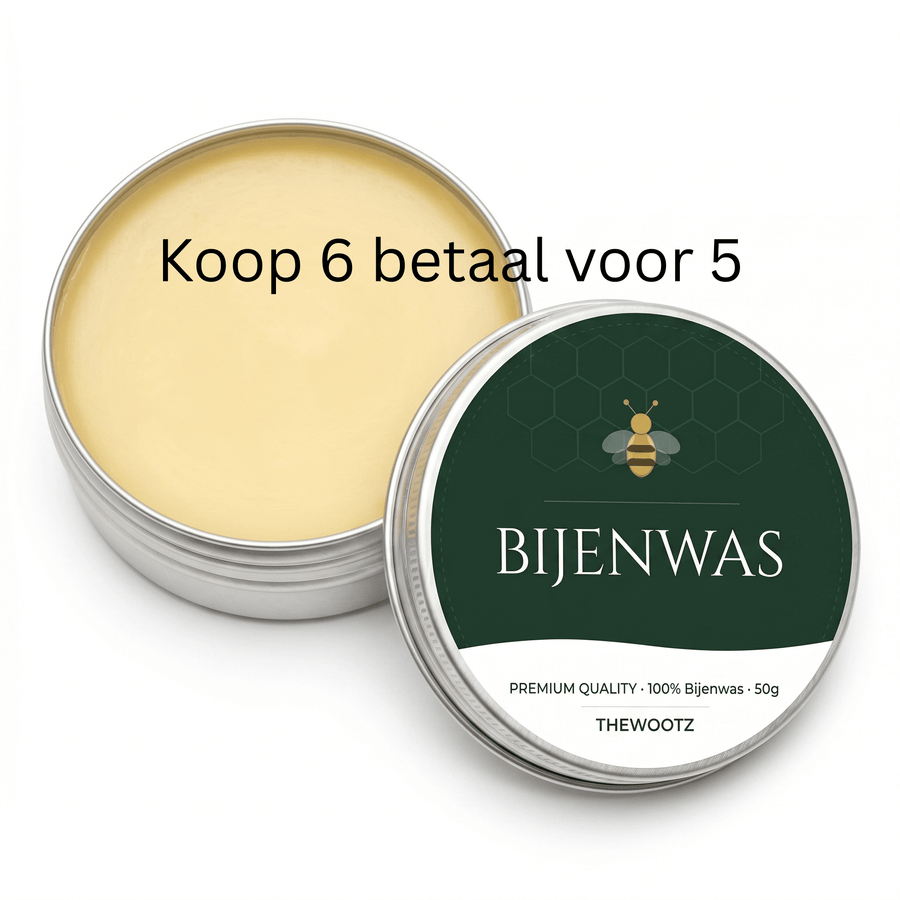 TheWootz Bijenwas 50g 6 stuks